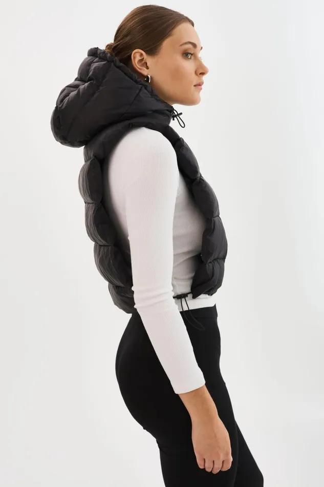 Women DELMA Quilted Nylon Dickey Black LAMARQUE Puffers Women DELMA Quilted Nylon Dickey Black LAMARQUE Puffers