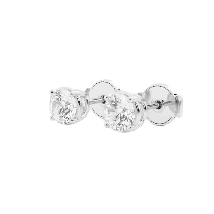 Women Diamonds Badgley Mischka 1ct Diamond Stud Earrings