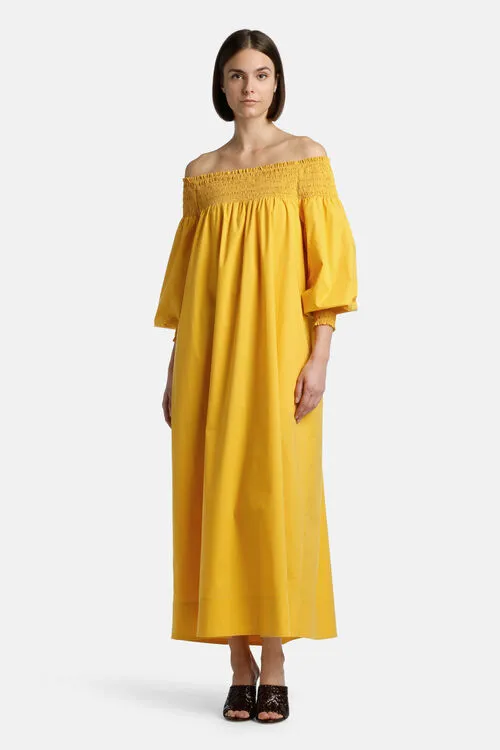 Women Dresses and Jumpsuits Luisa Spagnoli Portale Portale Yellow