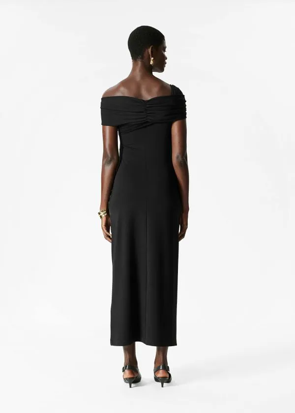 Women Dresses and Other Stories OffShoulder Maxi Dress Black