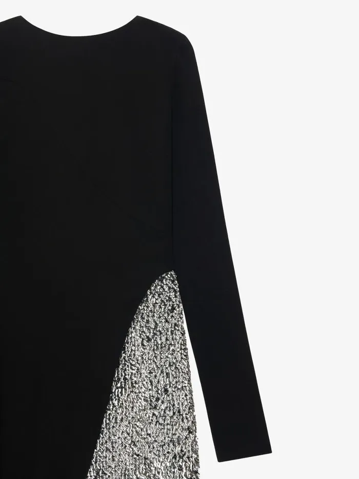 Women Dresses Givenchy Evening Dress With Pearls And Rhinestones Black