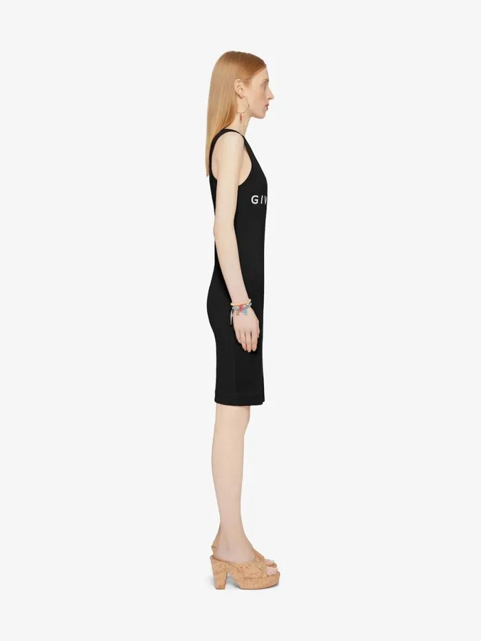 Women Dresses Givenchy GIVENCHY Archetype Tank Dress In Jersey Black