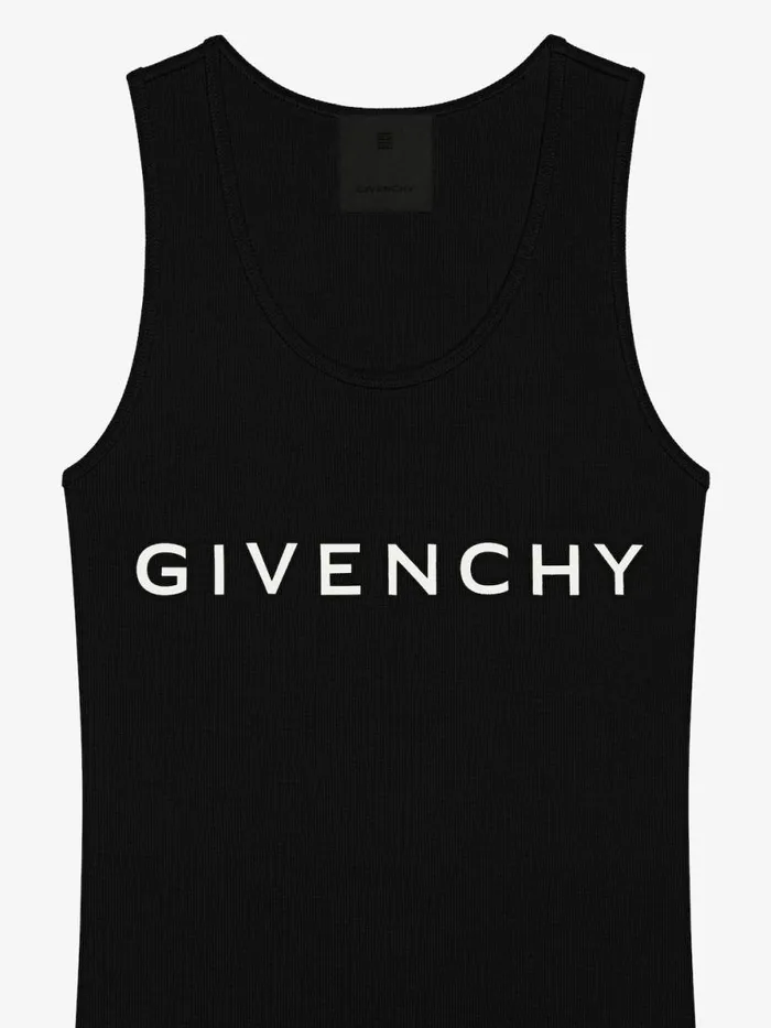 Women Dresses Givenchy GIVENCHY Archetype Tank Dress In Jersey Black