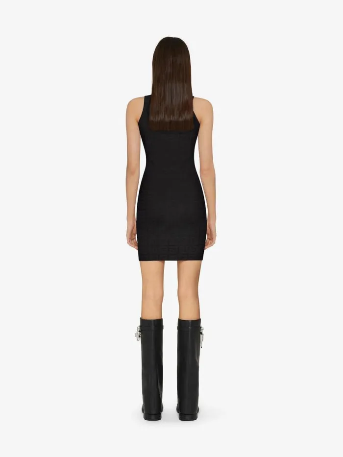 Women Dresses Givenchy Tank Top Dress In 4G Jacquard Black