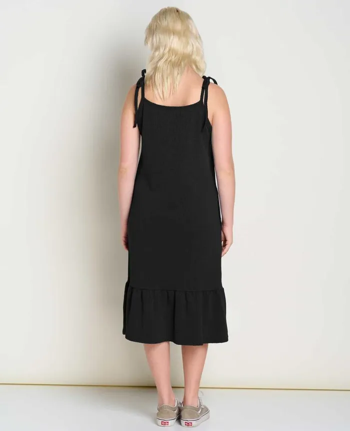 Women Dresses Toad and Co Dandelion Midi Dress Black Texture