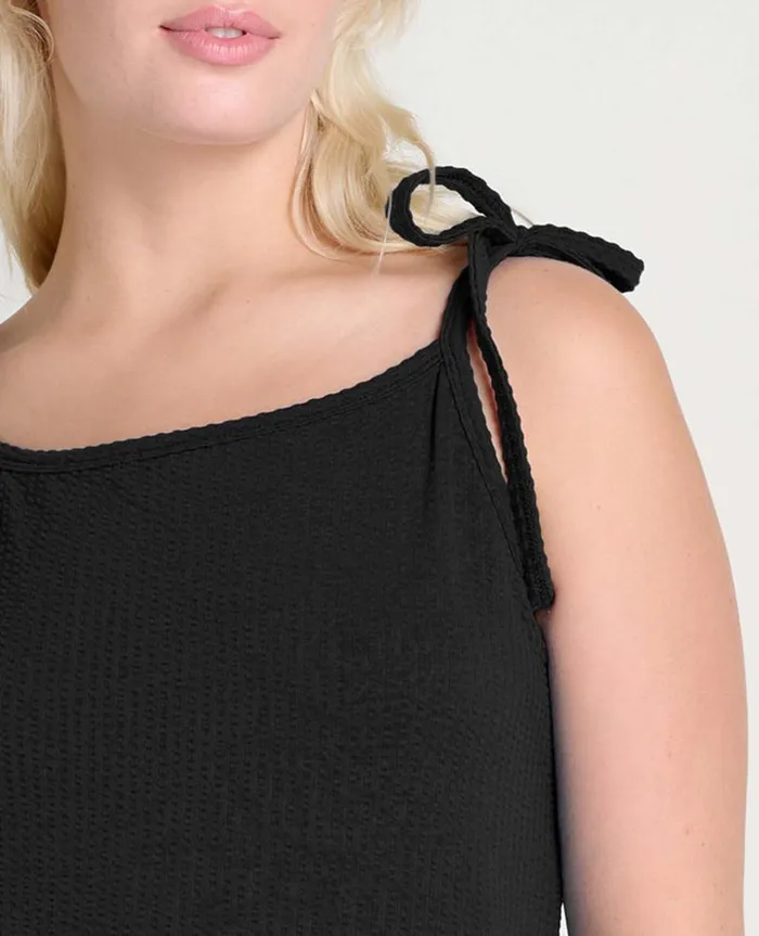 Women Dresses Toad and Co Dandelion Midi Dress Black Texture