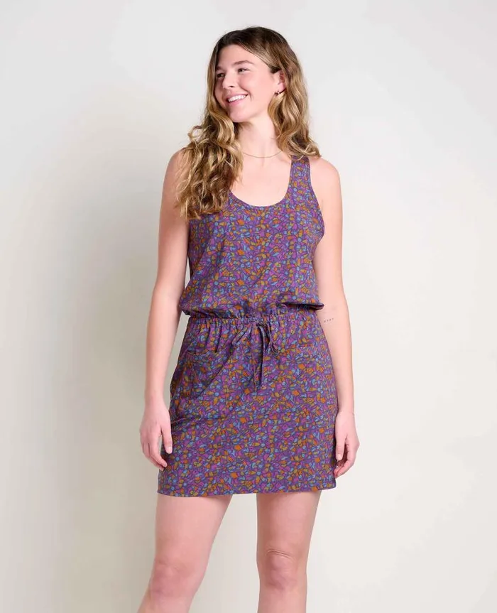 Women Dresses Toad and Co Sunkissed Livvy Dress Acai Kaleidoscope Print