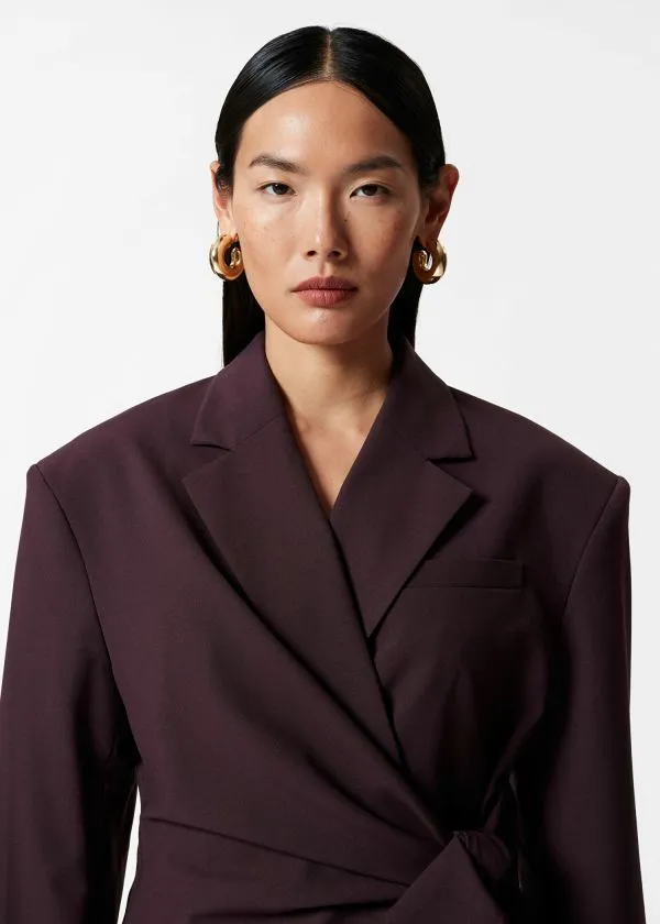 Women Earrings and Other Stories Medium Chunky Hoops Gold