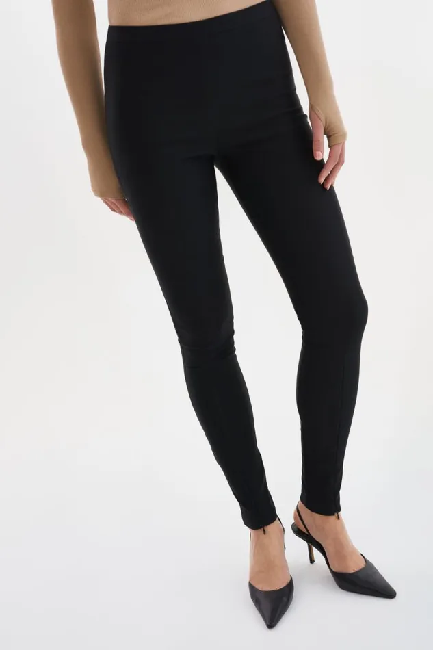 Women ELAINE Twill Leggings Black LAMARQUE Pants and Shorts Women ELAINE Twill Leggings Black LAMARQUE Pants and Shorts