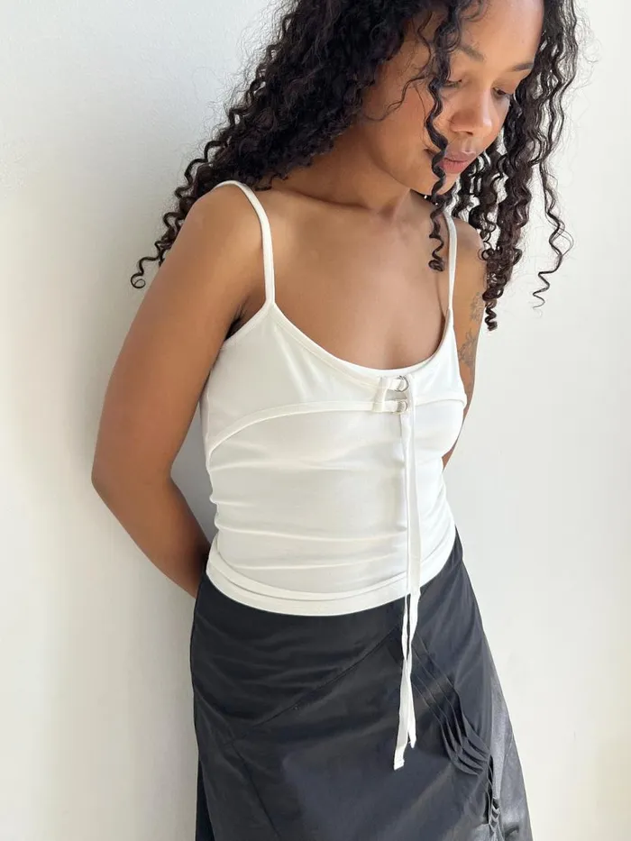 Women Eliza Top White Lisa Says Gah Tops