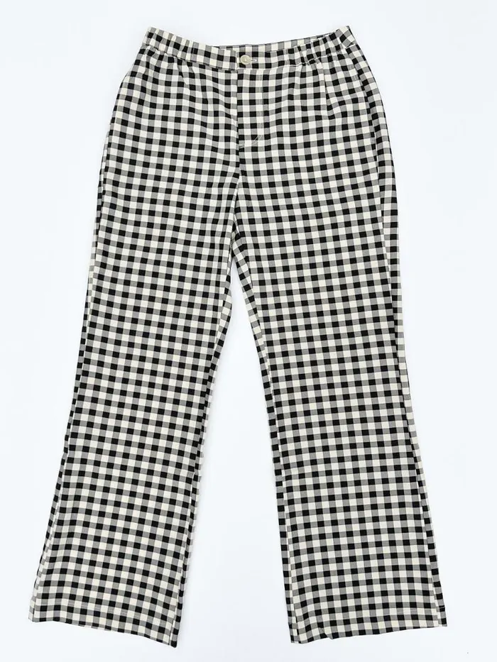 Women Estelle Pant Black Gingham Lisa Says Gah Bottoms