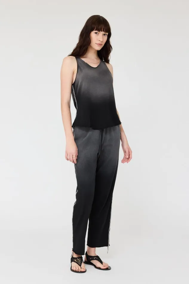 Women Faded Black Beverly Tank Raquel Allegra Tops