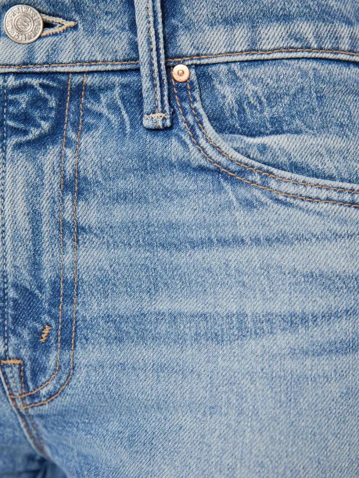 Women Flare Mother Denim The Outsider Flood Fray Wash Are We There Yet