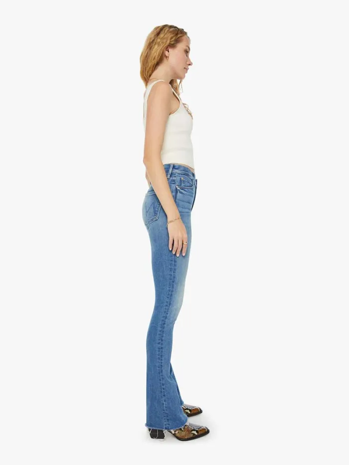 Women Flare Mother Denim The Runaway Fray Wash Monkey In The Middle Women Flare Mother Denim The Runaway Fray Wash Monkey In The Middle