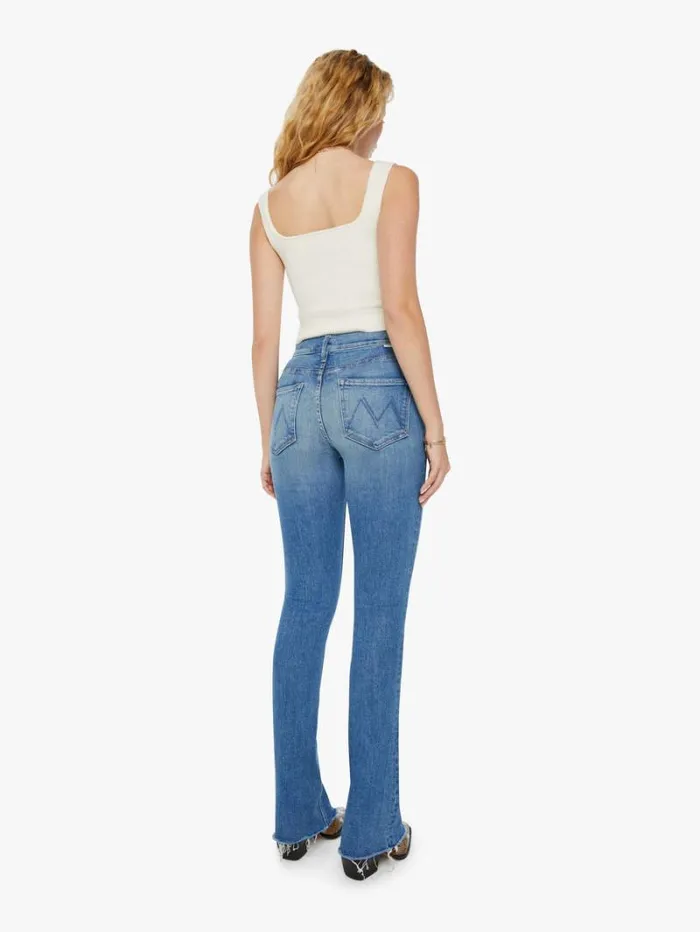 Women Flare Mother Denim The Runaway Fray Wash Monkey In The Middle Women Flare Mother Denim The Runaway Fray Wash Monkey In The Middle