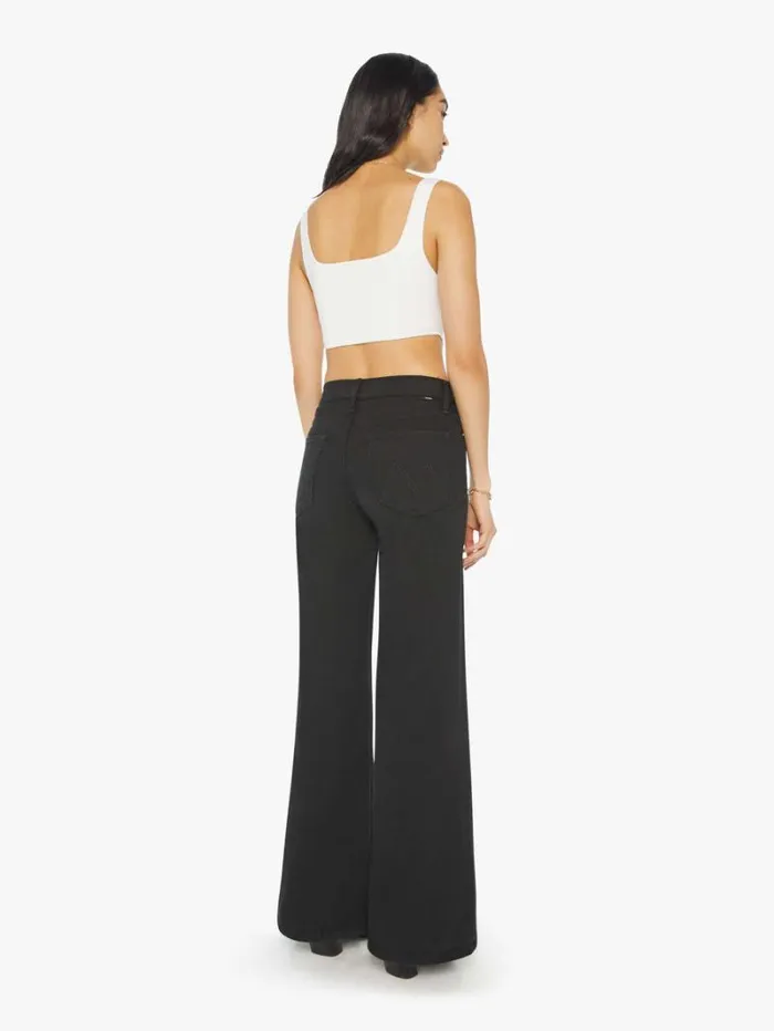 Women Flare Mother Denim The Twister Sneak Wash Pitch