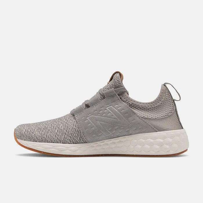Women Fresh Foam Cruzv1 Reissue Team Away Grey with Angora and Sea Salt Running New Balance