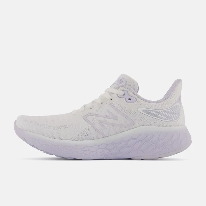 Women Fresh Foam X 1080v12 White with Libra and Violet Haze Running New Balance