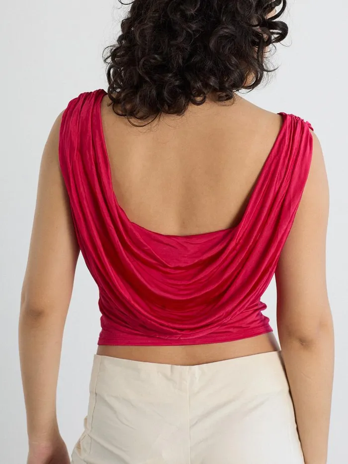 Women Galla Top Raspberry Lisa Says Gah Sleeveless Tops