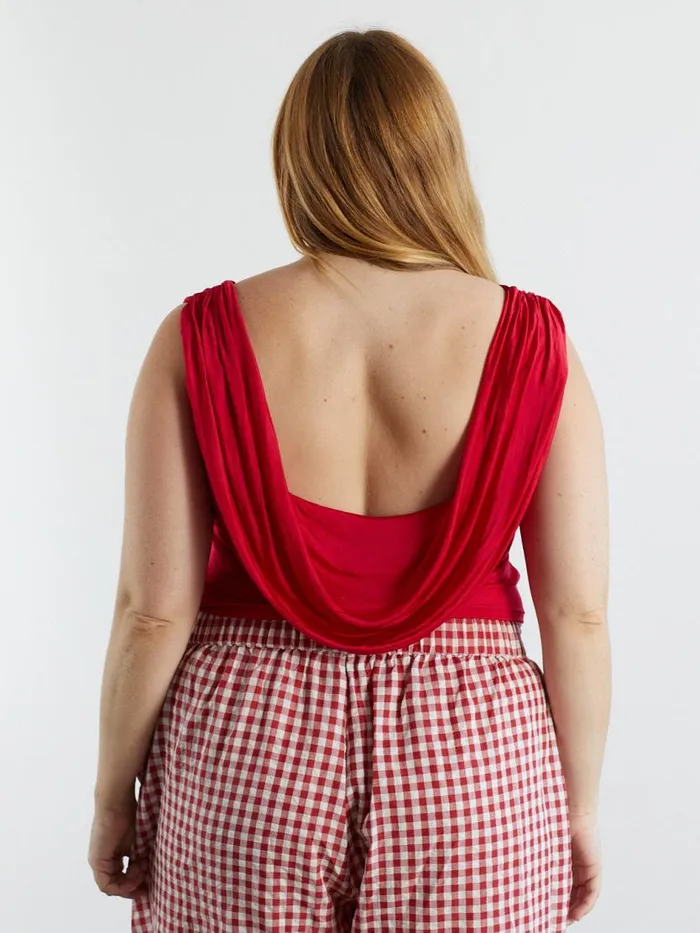 Women Galla Top Raspberry Lisa Says Gah Sleeveless Tops