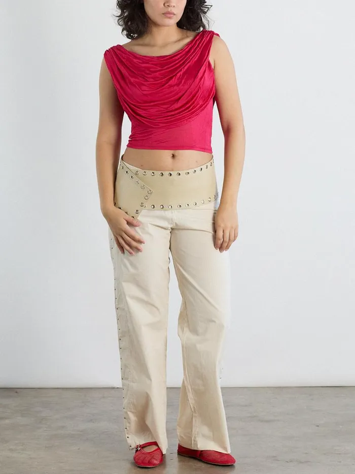 Women Galla Top Raspberry Lisa Says Gah Sleeveless Tops