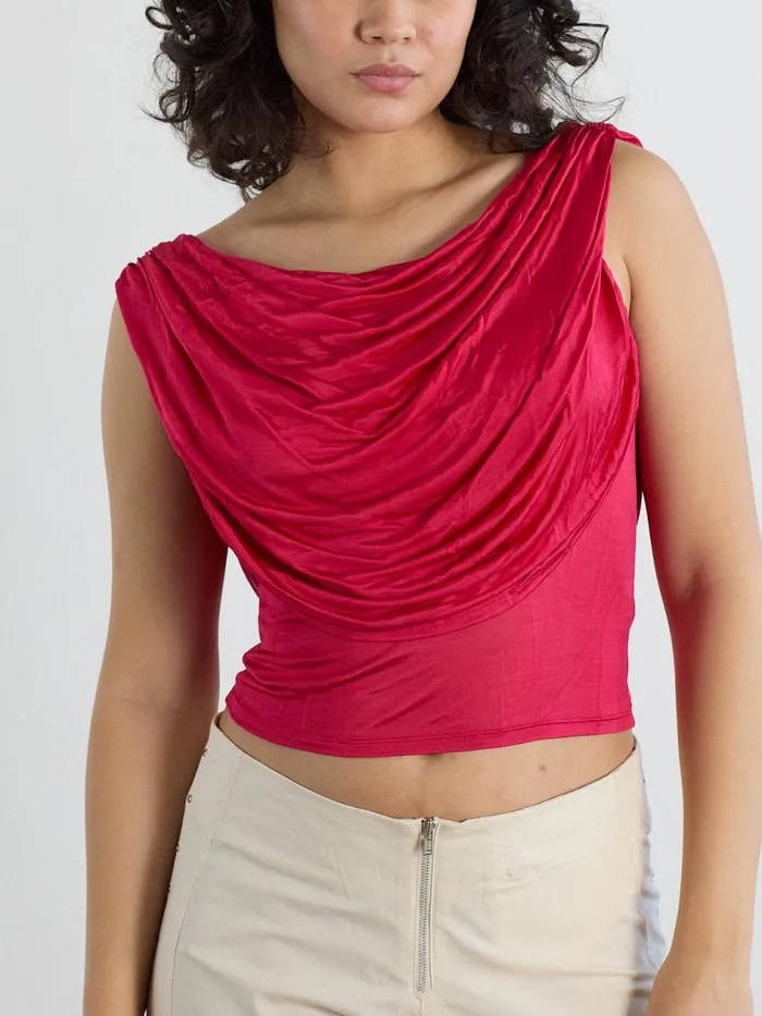 Women Galla Top Raspberry Lisa Says Gah Sleeveless Tops