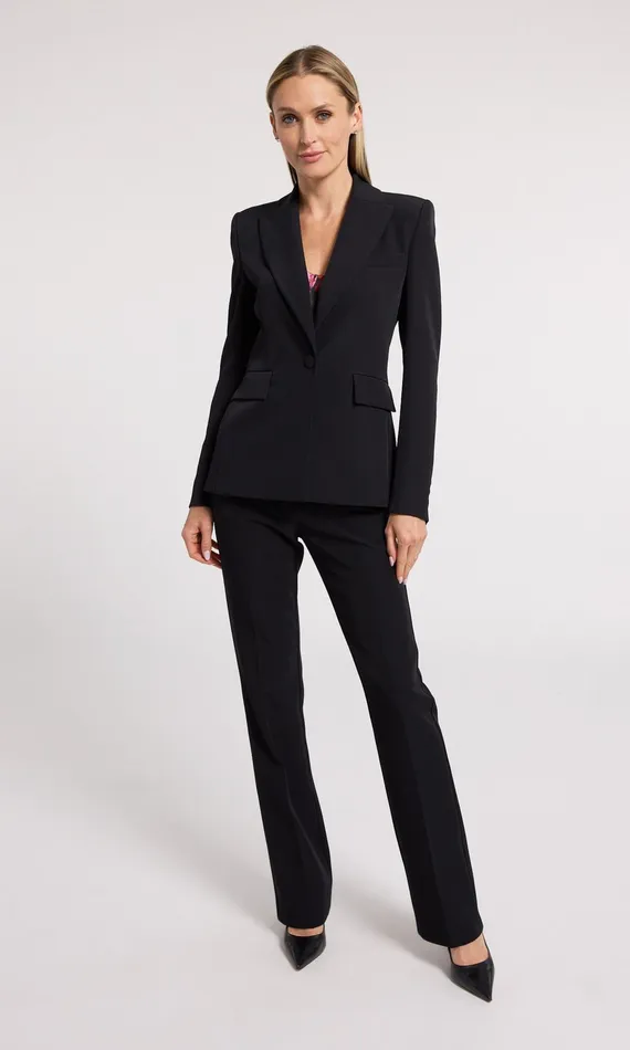 Women Generation Love Clothing Blazers and Jackets Aimee Crepe Blazer Black