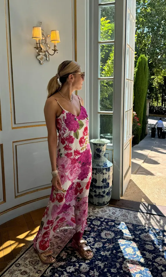 Women Generation Love Clothing Dresses Marcella Floral Maxi Dress Pink Floral Fantasy