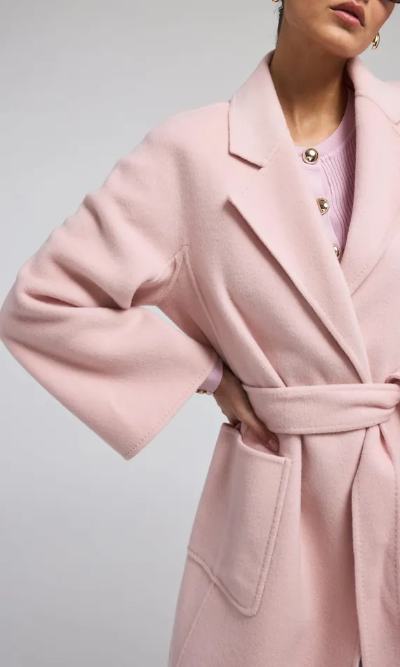 Women Generation Love Clothing Outerwear Grayson Wool Coat Powder Pink