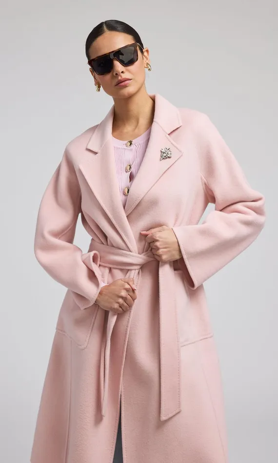 Women Generation Love Clothing Outerwear Grayson Wool Coat Powder Pink