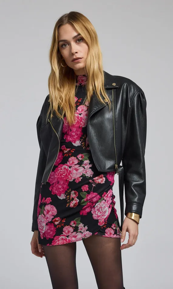 Women Generation Love Clothing Outerwear Morello Vegan Leather Jacket Black