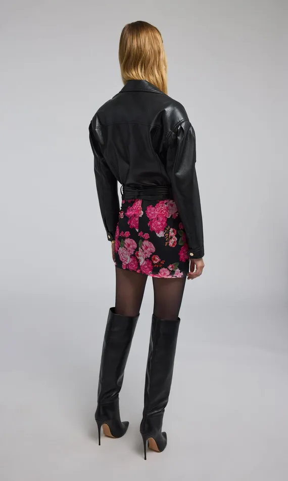 Women Generation Love Clothing Outerwear Morello Vegan Leather Jacket Black