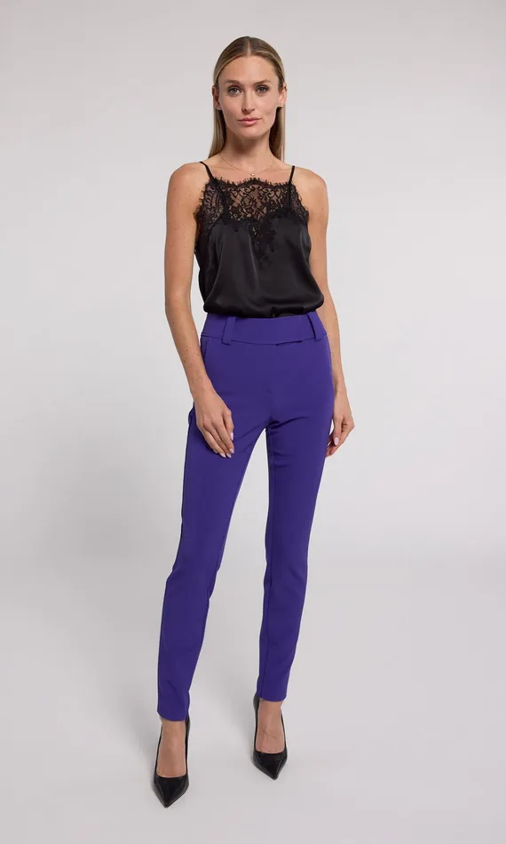 Women Generation Love Clothing Pants Alexandra Crepe Pants Power Purple
