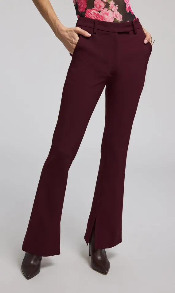 Women Generation Love Clothing Pants Cady Crepe Pants Malbec