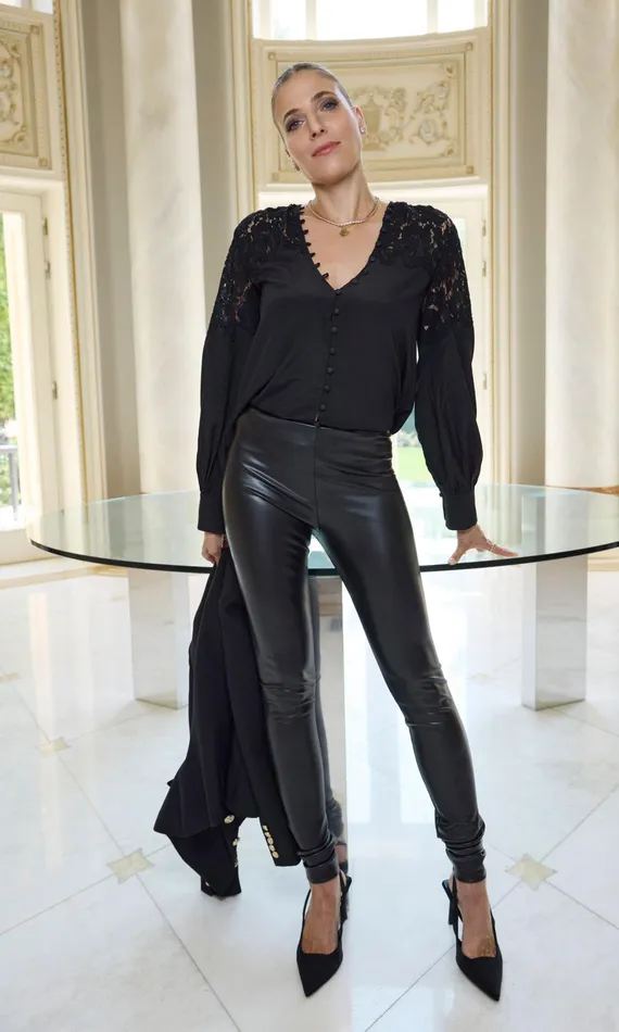 Women Generation Love Clothing Pants Jeffi Vegan Leather Legging Black