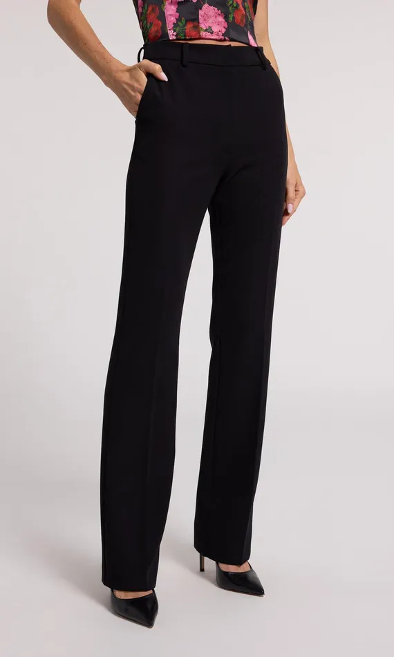 Women Generation Love Clothing Pants Lynette Crepe Pants Black