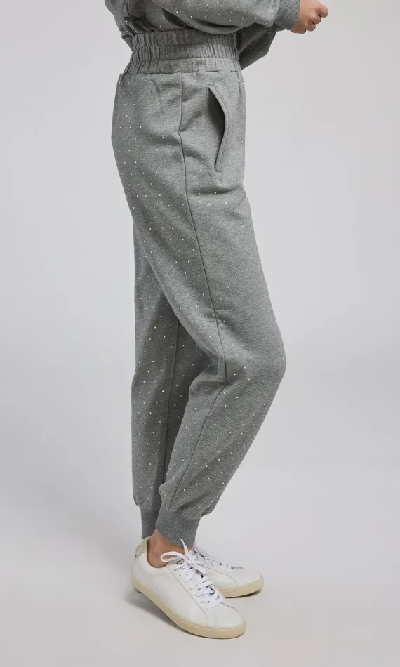 Women Generation Love Clothing Pants Ruel Crystal Sweatpants Heather Greyclear