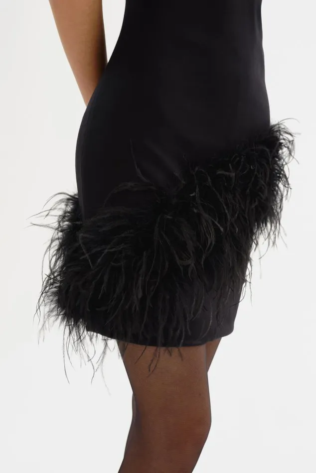 Women GEORGINA Mock Neck Dress Black LAMARQUE Dresses Women GEORGINA Mock Neck Dress Black LAMARQUE Dresses