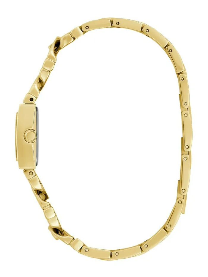 Women GoldTone ChainLink Analog Watch Gold Watches GUESS