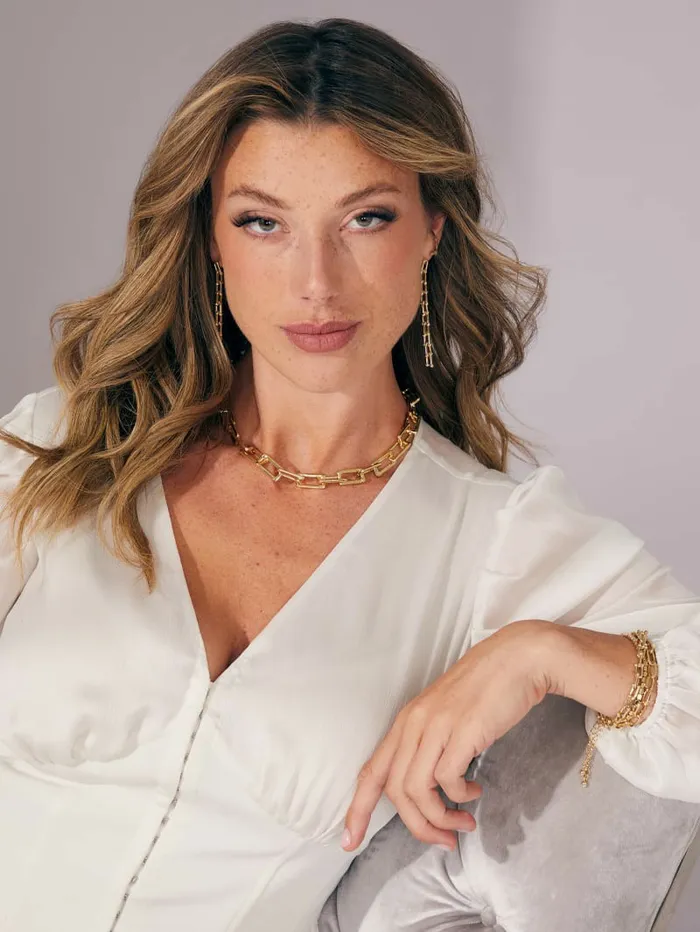 Women GoldTone Chunky Chain Necklace Gold Jewelry GUESS Women GoldTone Chunky Chain Necklace Gold Jewelry GUESS