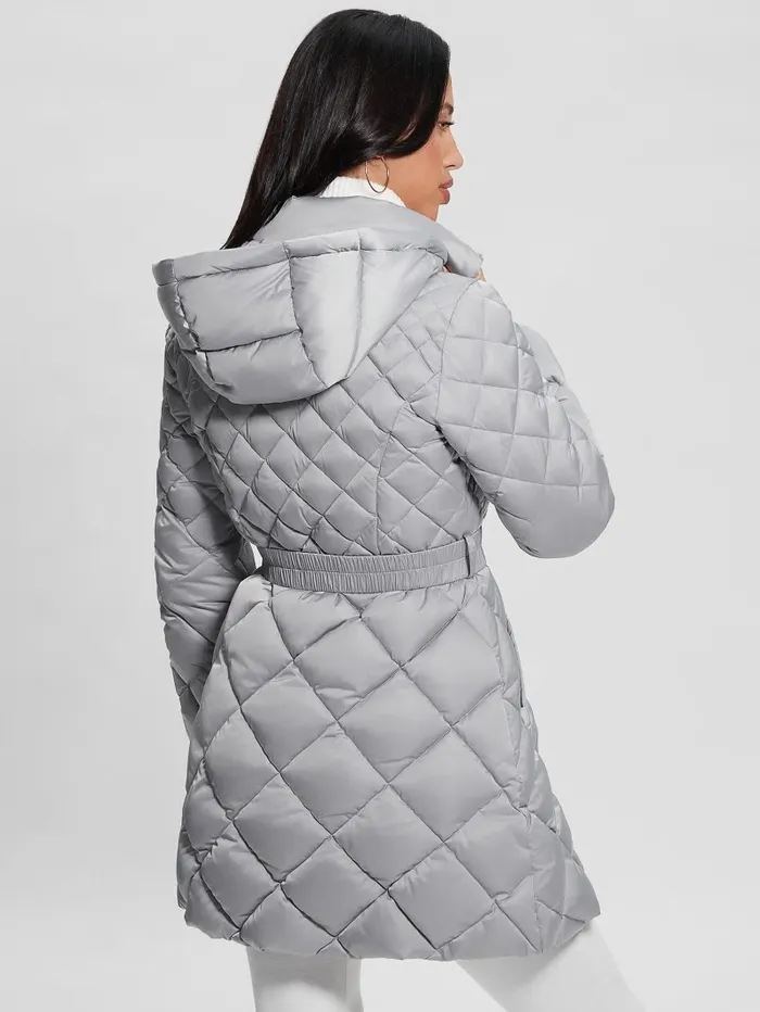 Women GUESS Eco Olga Quilted Down Jacket Starry Ice Multi Jackets and Coats Women GUESS Eco Olga Quilted Down Jacket Starry Ice Multi Jackets and Coats