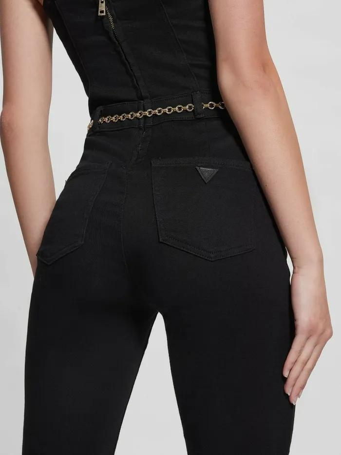 Women GUESS GBelt Denim Jumpsuit Tint Yel Dresses and Jumpsuits Women GUESS GBelt Denim Jumpsuit Tint Yel Dresses and Jumpsuits