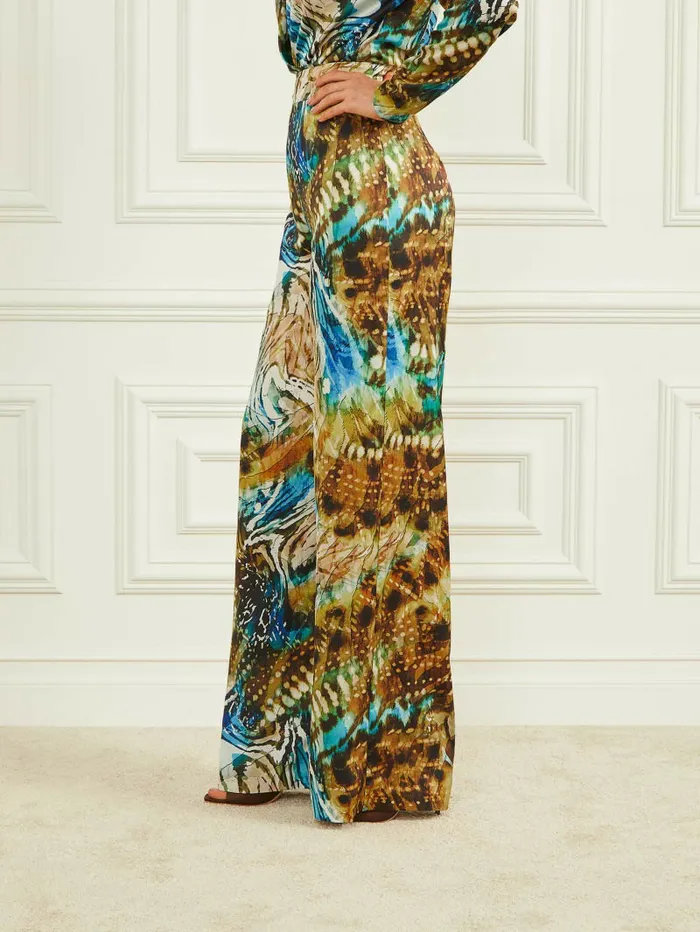 Women GUESS Lucy Pant Eutopia Print Bottoms Women GUESS Lucy Pant Eutopia Print Bottoms