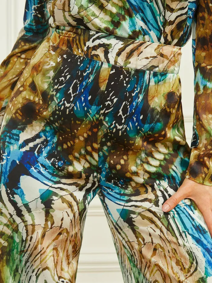 Women GUESS Lucy Pant Eutopia Print Bottoms Women GUESS Lucy Pant Eutopia Print Bottoms
