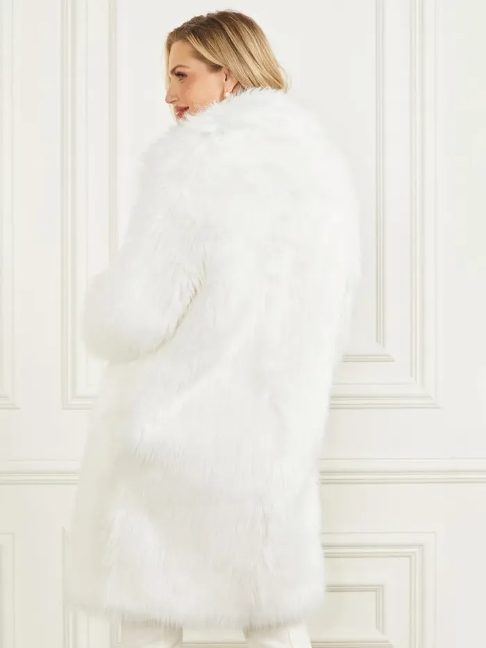 Women GUESS New Monique Coat Pale Pearl Multi Jackets and Coats Women GUESS New Monique Coat Pale Pearl Multi Jackets and Coats