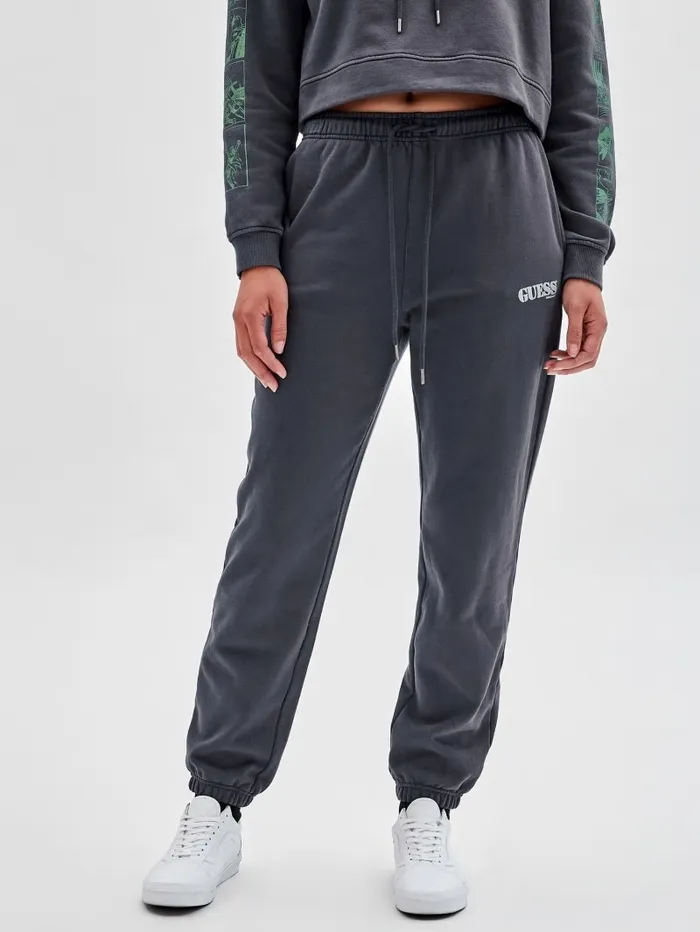 Women GUESS Originals x Batman Joggers Jet Black Multi Activewear GUESS