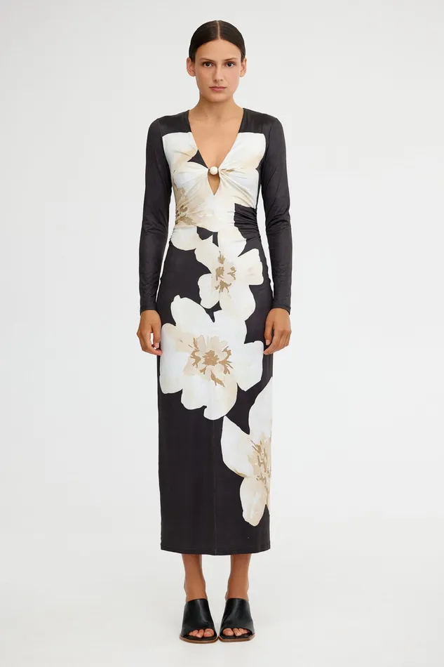Women Guests Significant Other LENA LONG SLEEVE MAXI DRESS