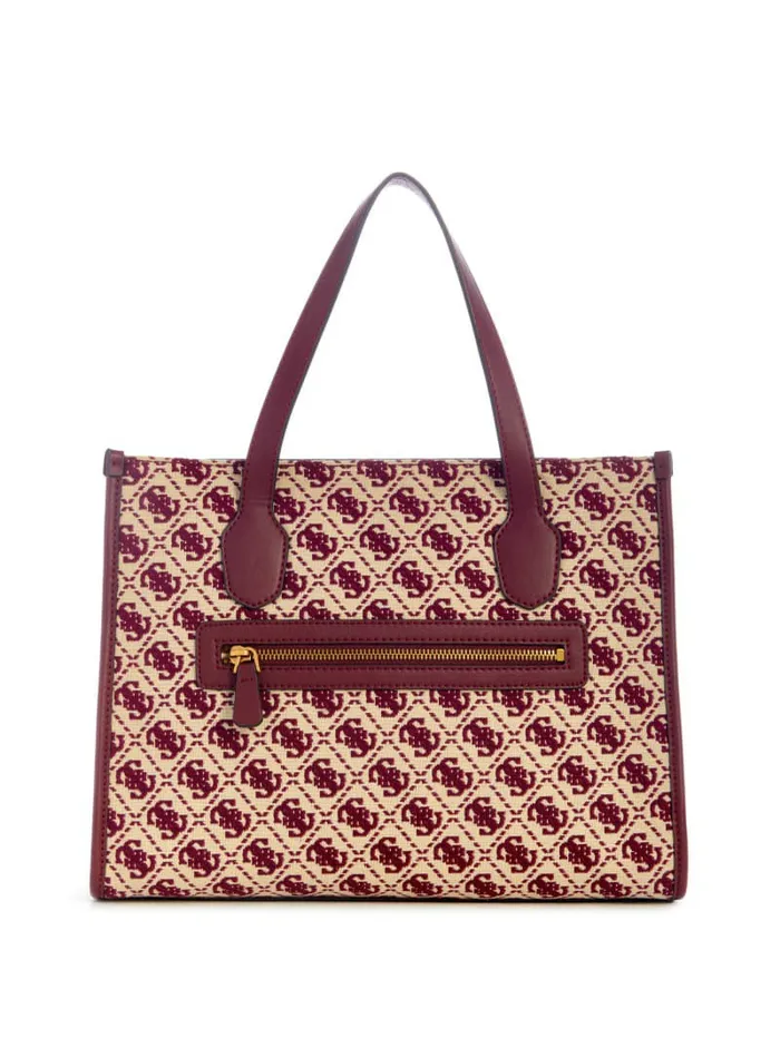 Women Handbags GUESS Izzy Jacquard Logo Tote Montego Wash Women Handbags GUESS Izzy Jacquard Logo Tote Montego Wash