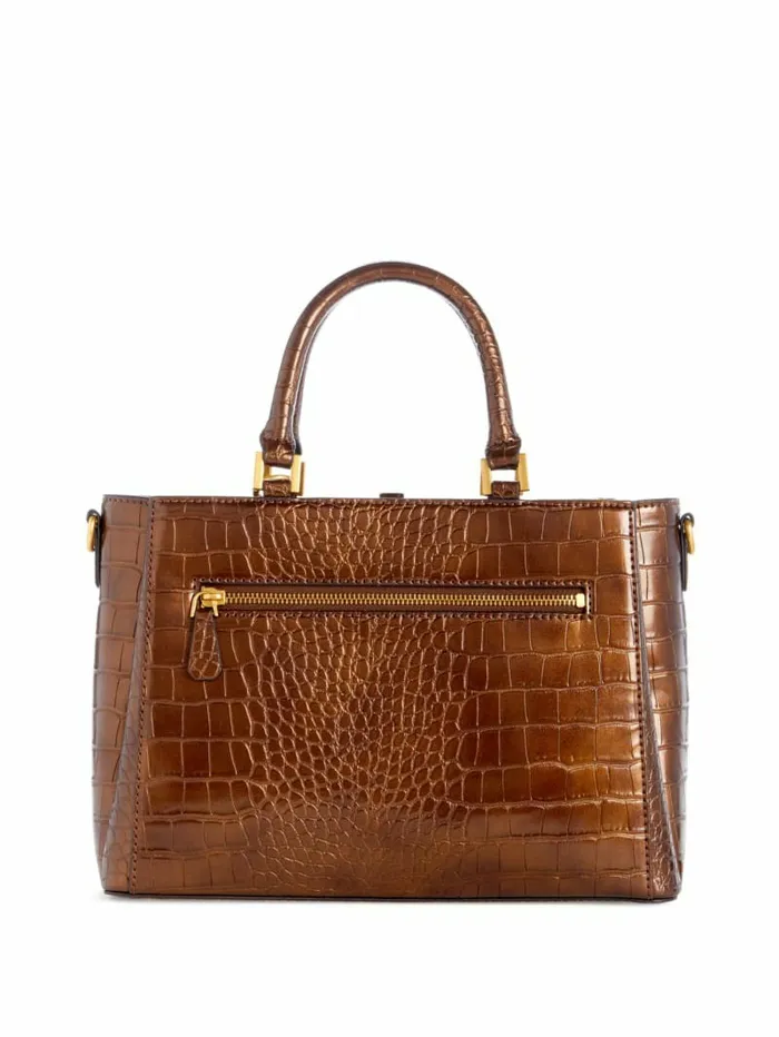 Women Handbags GUESS James Girlfriend Satchel Bronze