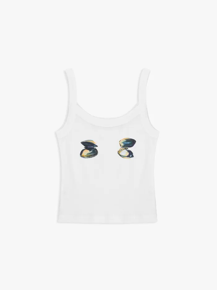 Women Harley Tank Clams Lisa Says Gah Knit Tops